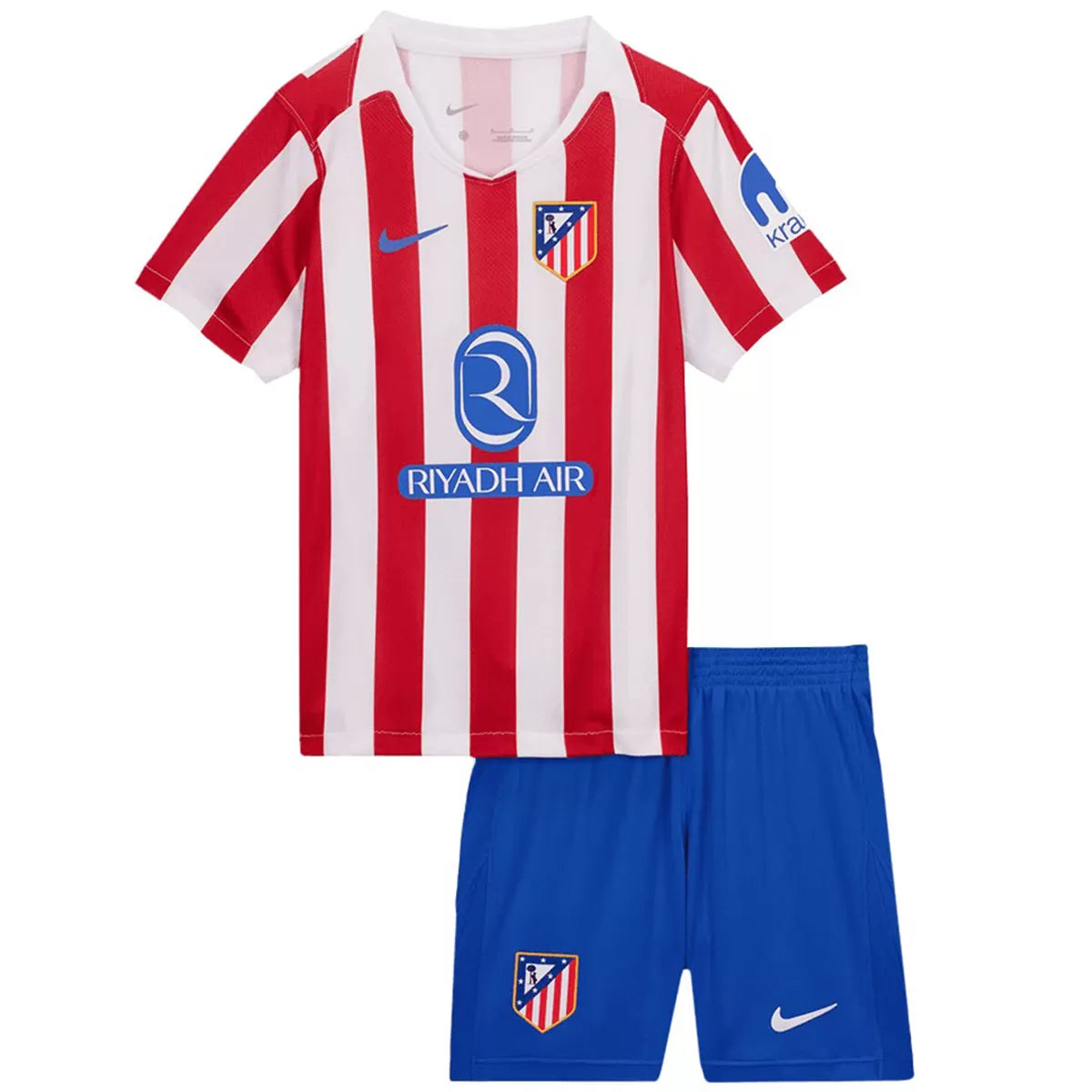 Camisa Atlético de Madrid 2025/26 Home - Kit Torcedor Infantil