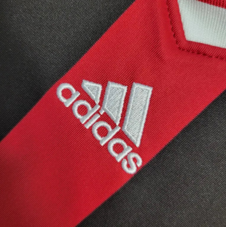 Camisa AC Milan 2009/10 Home - Manga Longa - Masculina