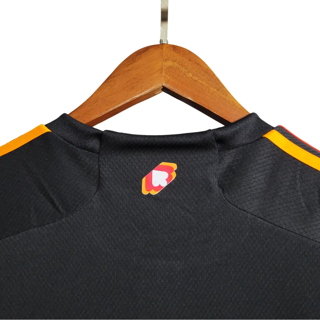 Camisa AS Roma 2023/24 Third Preta - Masculina