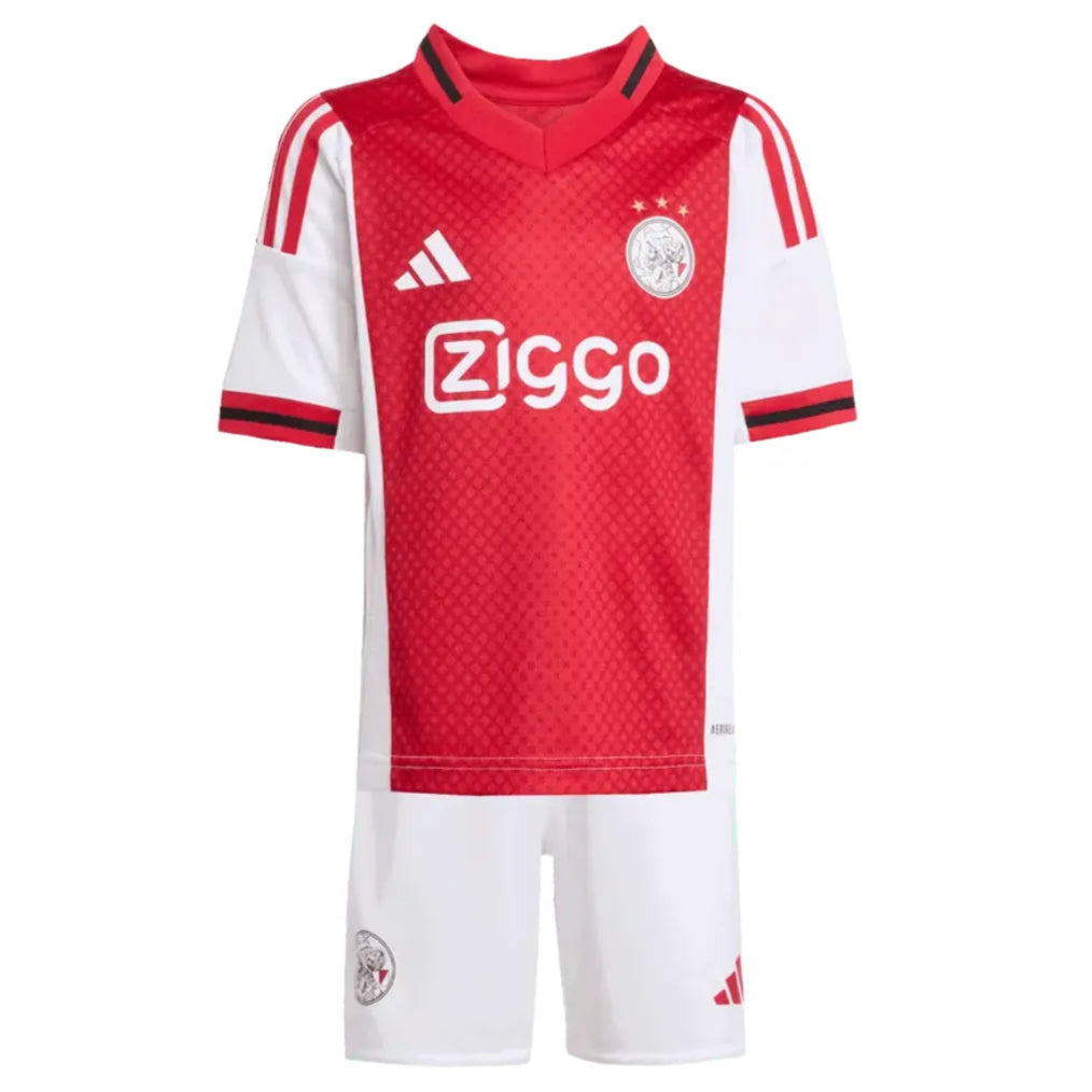 Camisa Ajax 2025/26 Home - Kit Torcedor Infantil