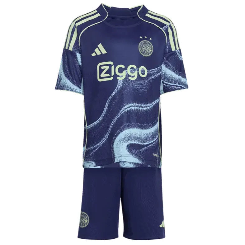 Camisa Ajax 2025/26 Away - Kit Torcedor Infantil