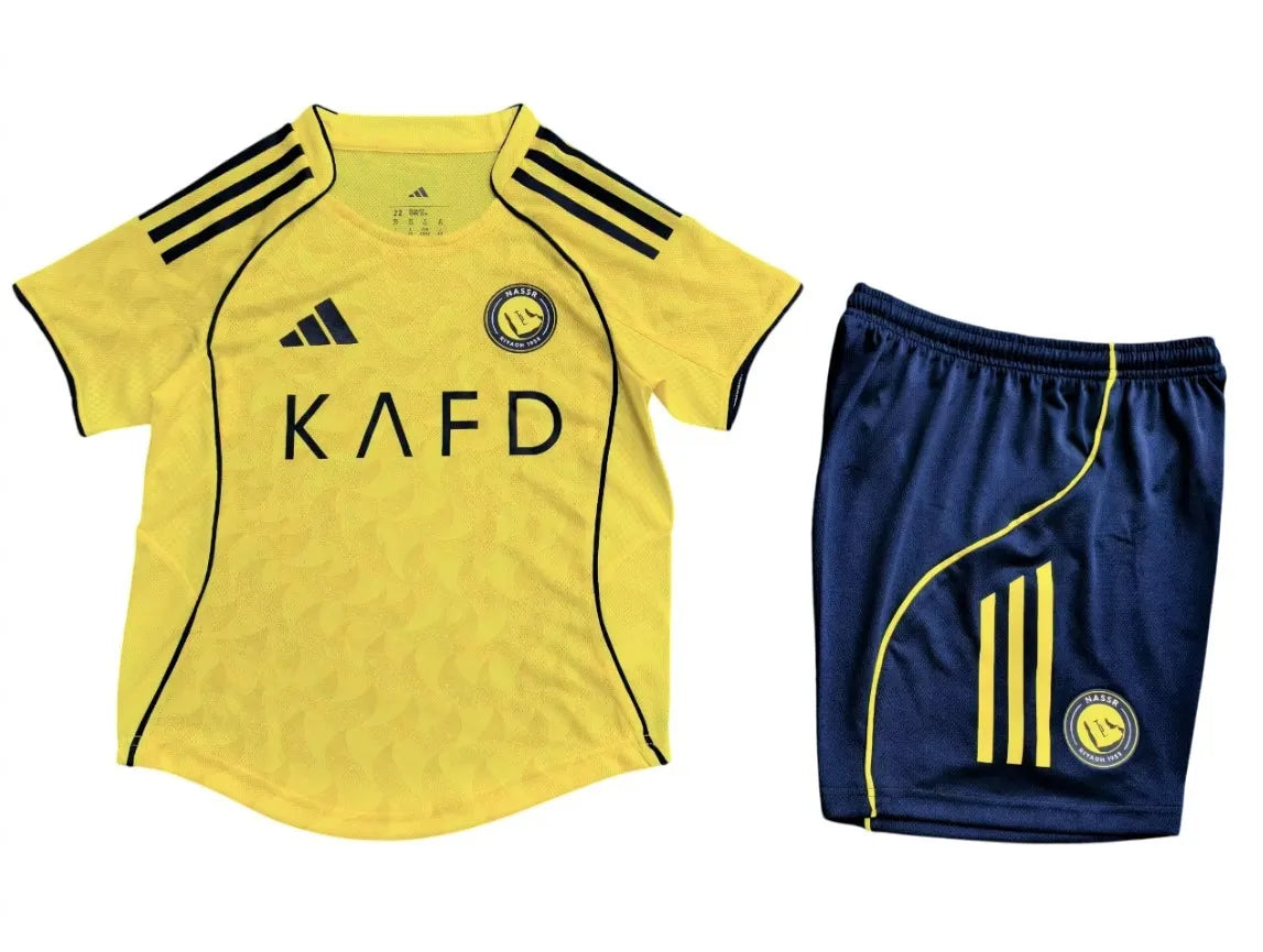 Camisa Al-Nassr 2025/26 Home - Kit Torcedor Infantil