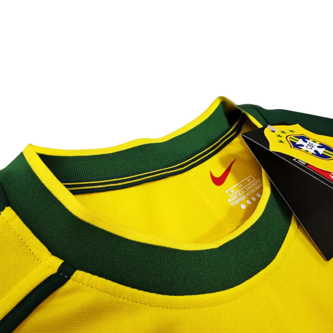 Camisa Brasil 1998 Home - Manga Longa - Masculina