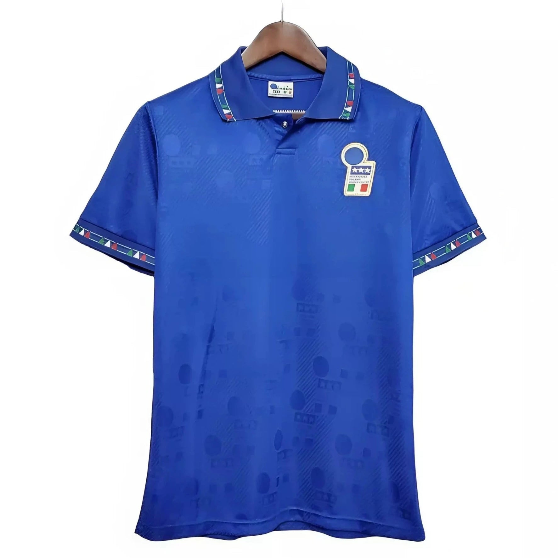 Camisa Itália 1994 Home - Azul Masculina