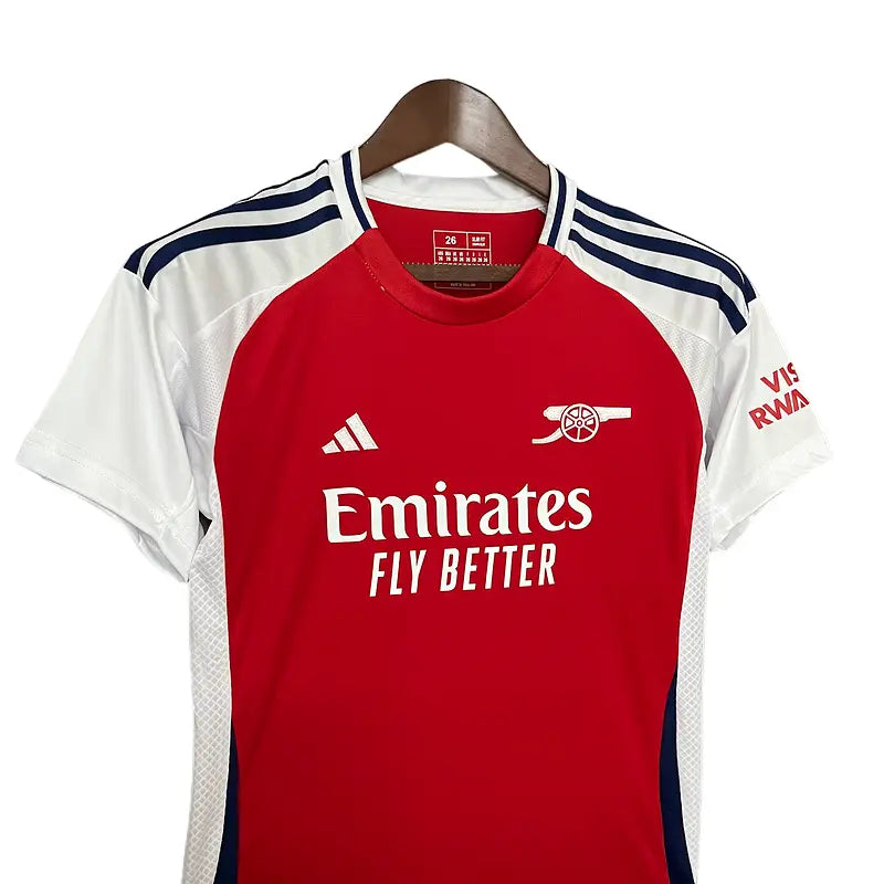 Conjunto Infantil Arsenal 2024/25 Home - Kit Torcedor Infantil