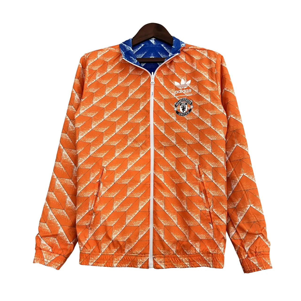 Corta Vento Manchester United Retrô Reversível