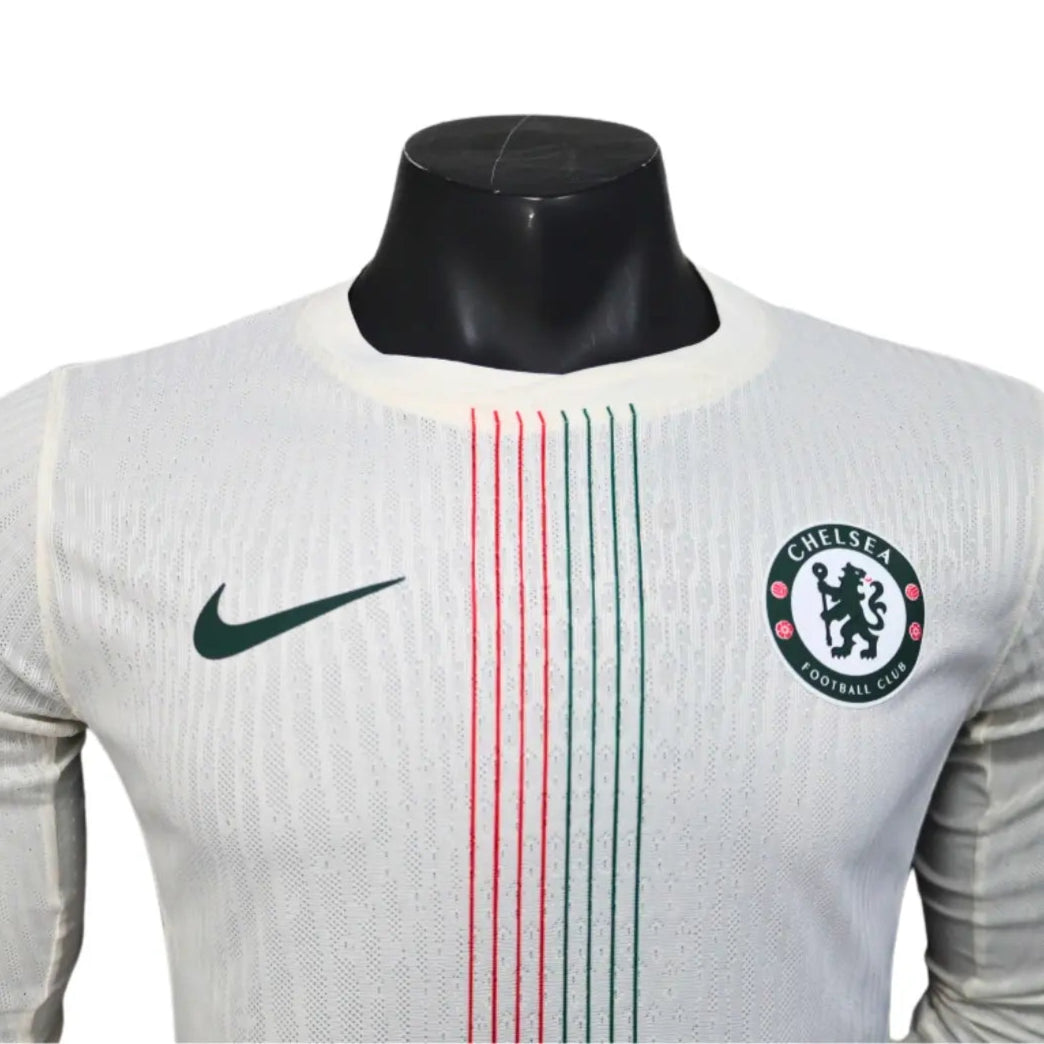 Camisa Chelsea 2025/26 Away - Manga Longa - Versão Jogador - Masculino