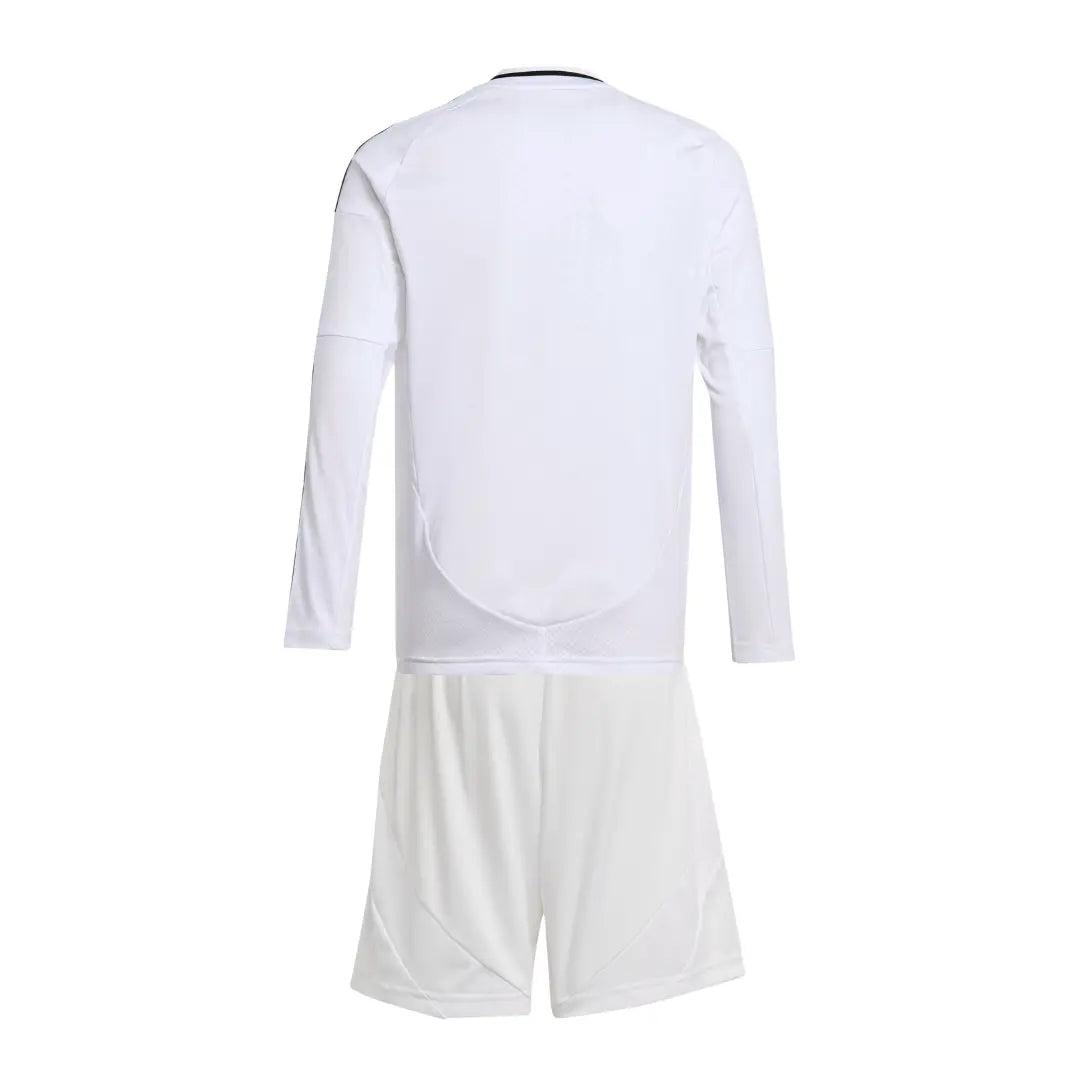 Camisa Real Madrid 2024/25 Home - Manga Longa - Kit Torcedor Infantil
