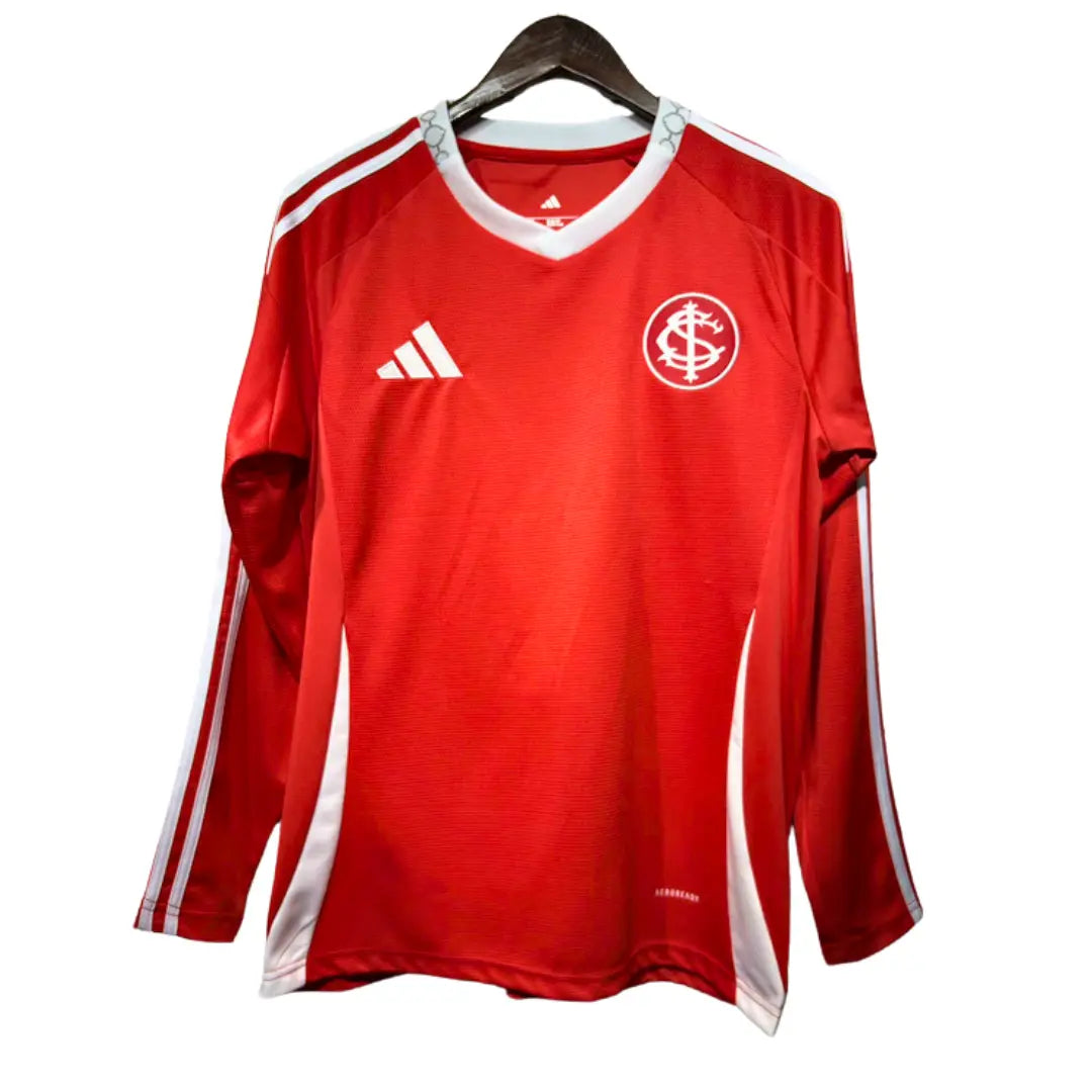 Camisa Internacional 2025 Home - Manga Longa - Masculina