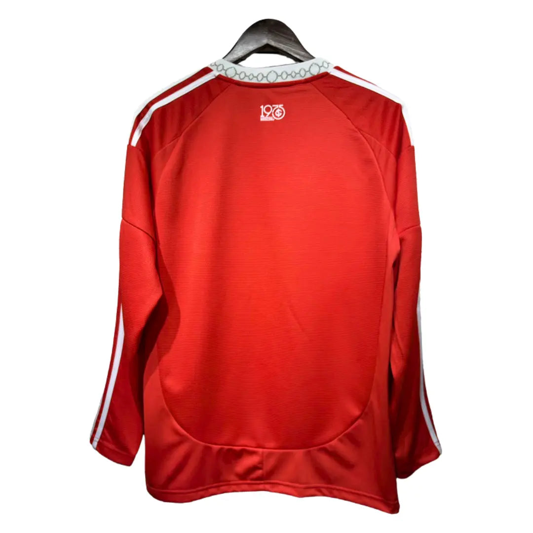 Camisa Internacional 2025 Home - Manga Longa - Masculina