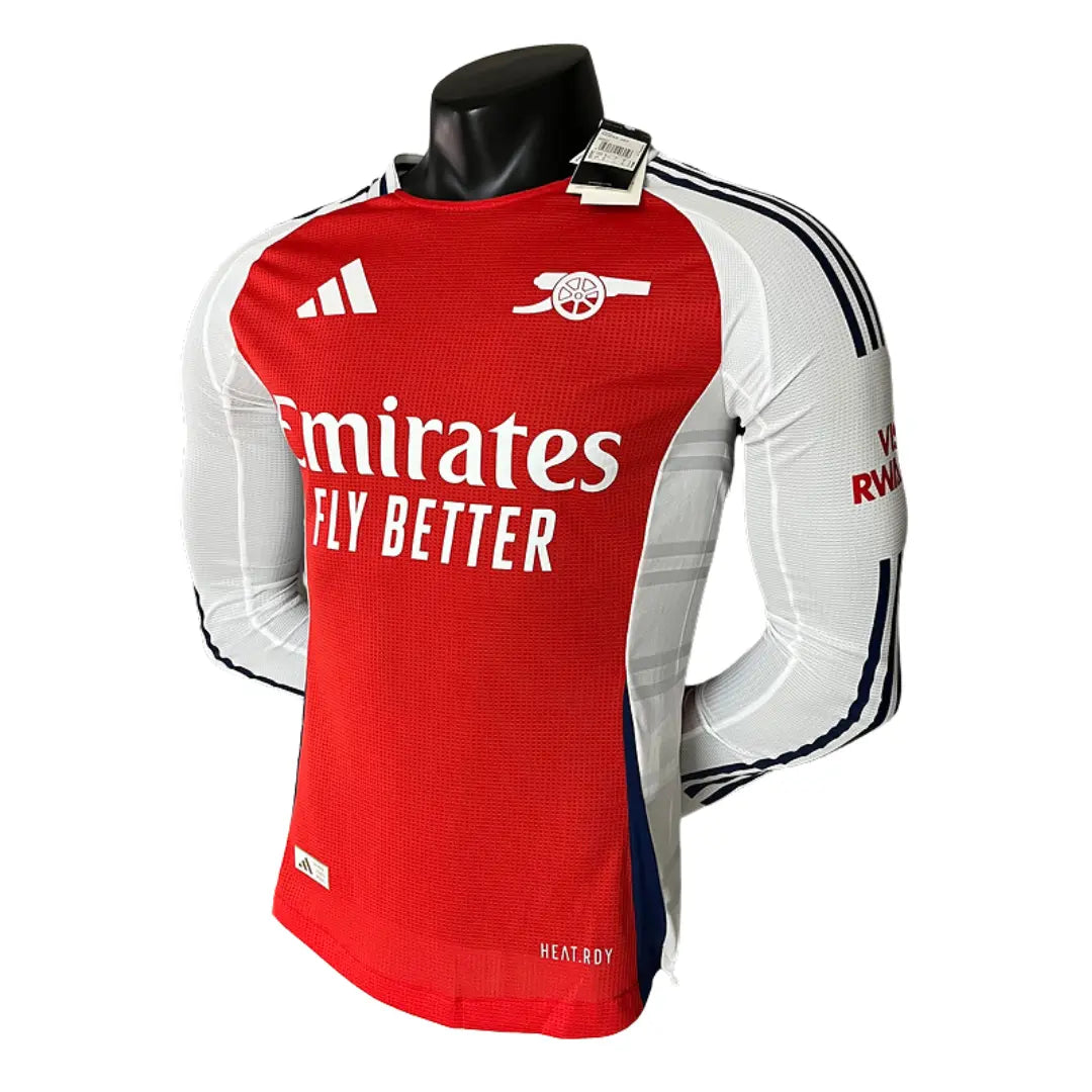 Camisa Arsenal 2024/25 I Home - Manga Longa - Versão Jogador Masculina