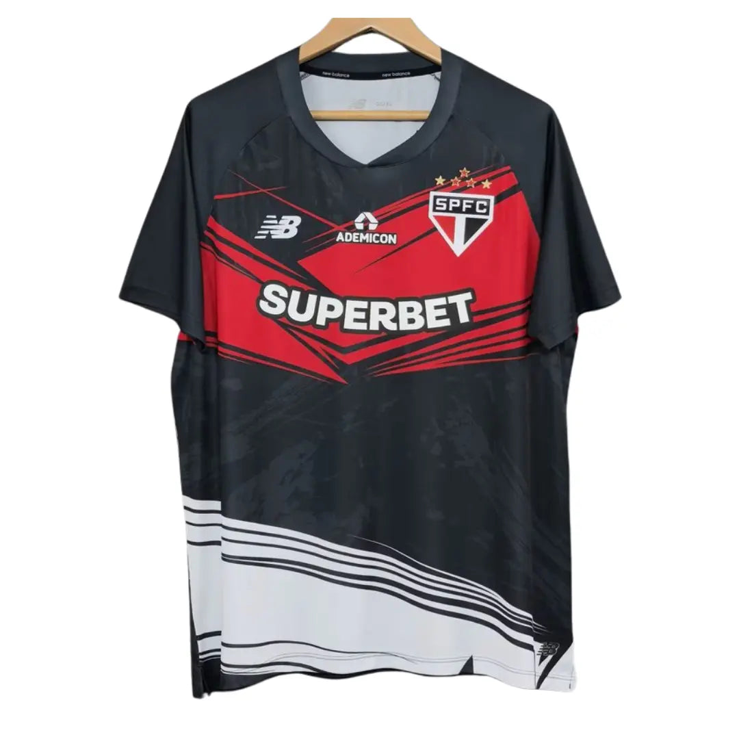 Camisa São Paulo 2025 Goleiro Preta - Masculina