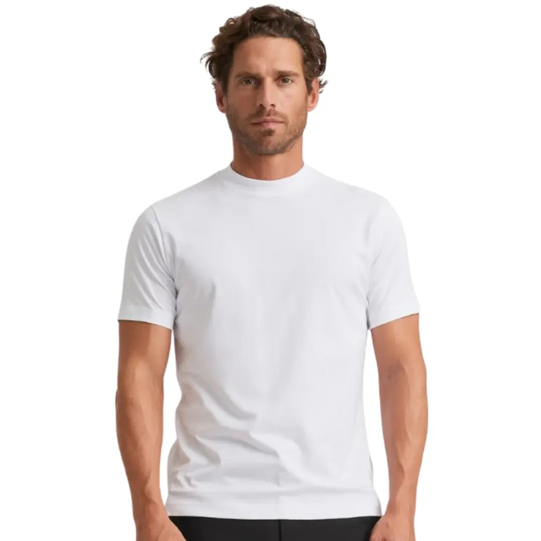 Kit 3 Camisetas MC10 100% Algodão 30.1 Cor Branca