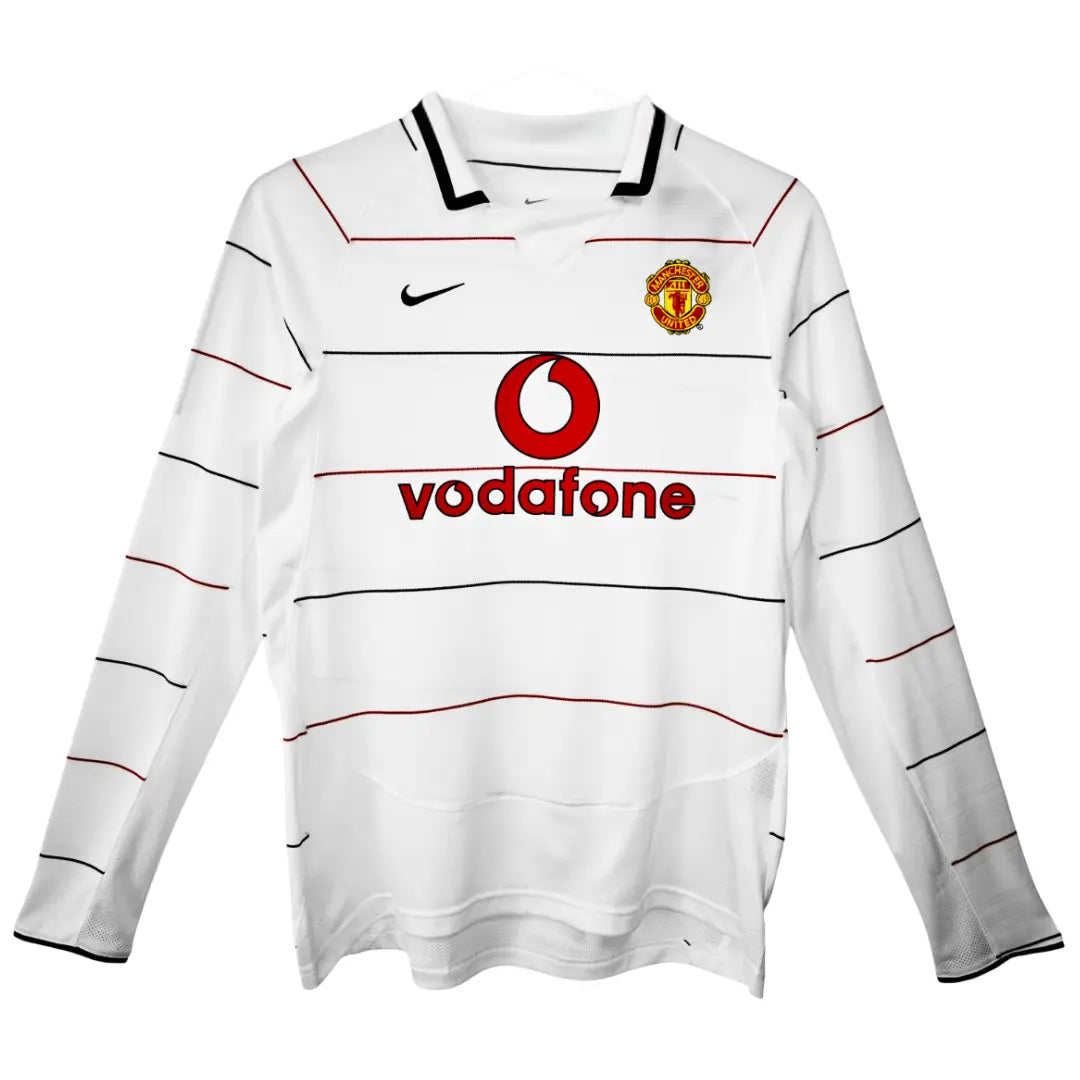 Camisa Manchester United 2004/05 Away - Manga Longa - Masculino