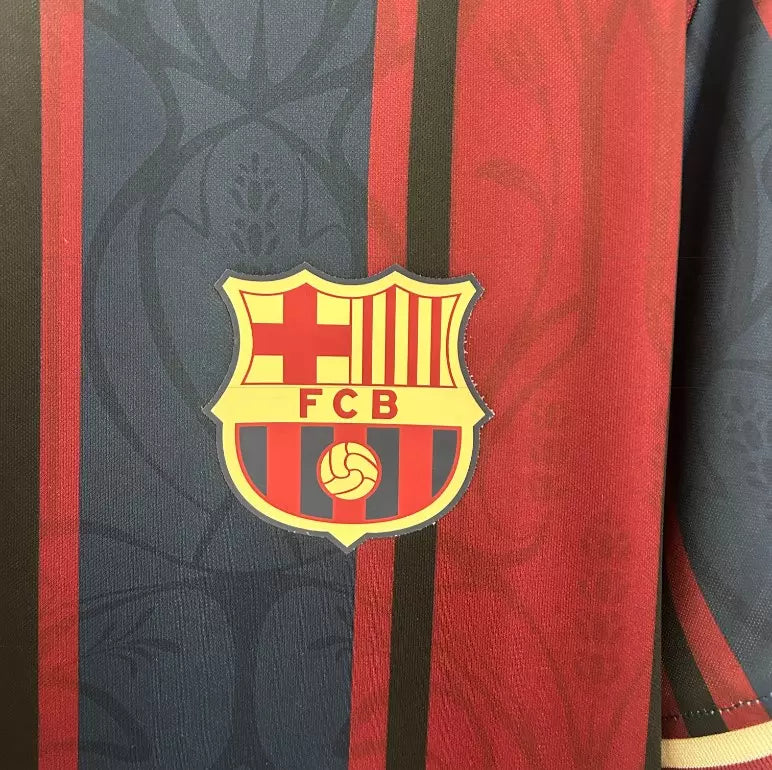 Camisa Barcelona Modernist Polo Retrô 125º Aniversário - Masculina