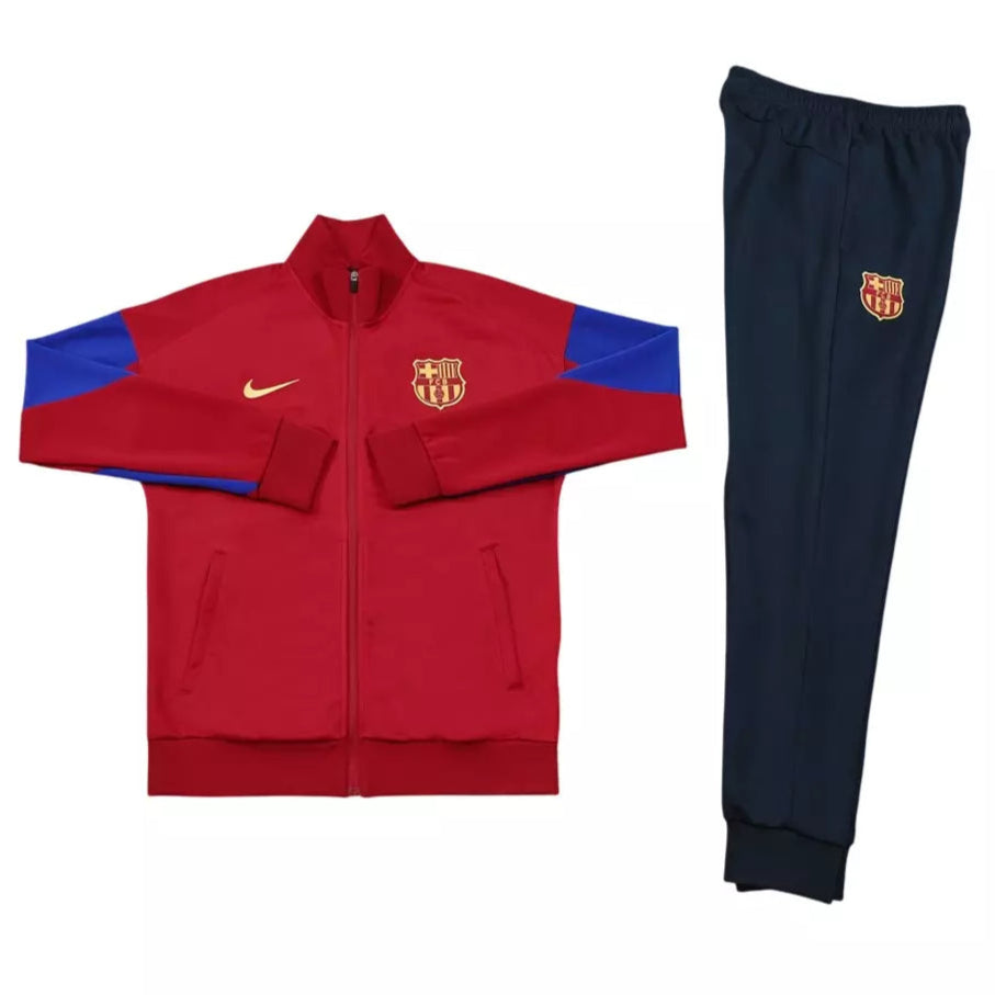 Conjunto Agasalho Barcelona 2024 Pré-Jogo Masculino