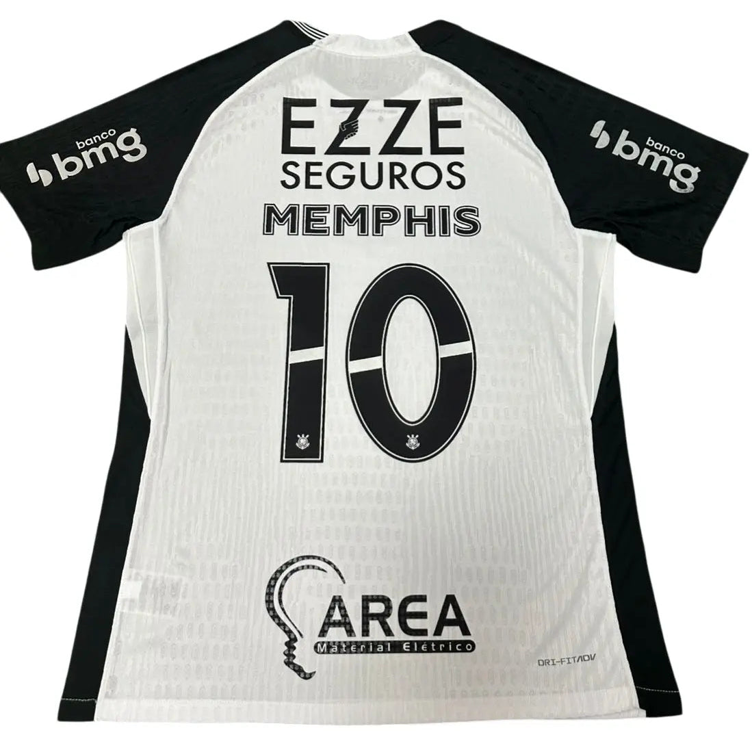 Camisa TIMÃO 2025/26 Home - Com Patrocínio - Versão Jogador - #10 MEMPHIS - Tamanho G (L)