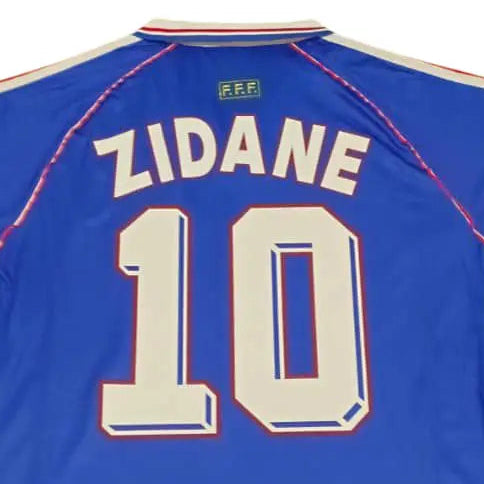 Camisa França 1998 Home -#10 ZIDANE - Tamanho G (L)