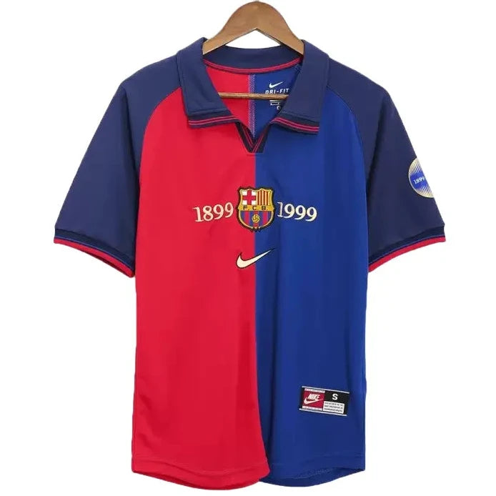 Camisa Barcelona 1999/00 Home - #11 RIVALDO - Tamanho GG (XL)