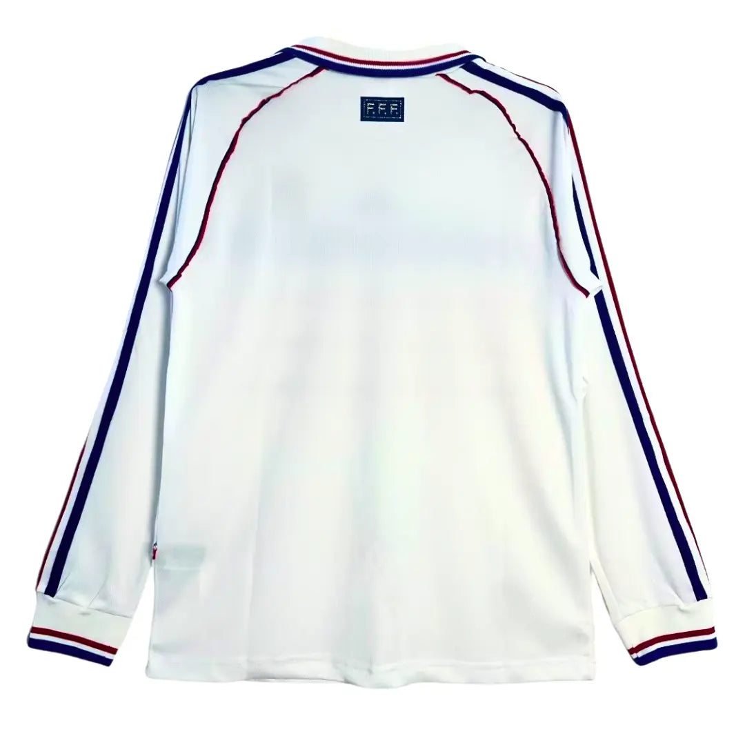 Camisa França 1998 Away - Manga Longa - Masculina