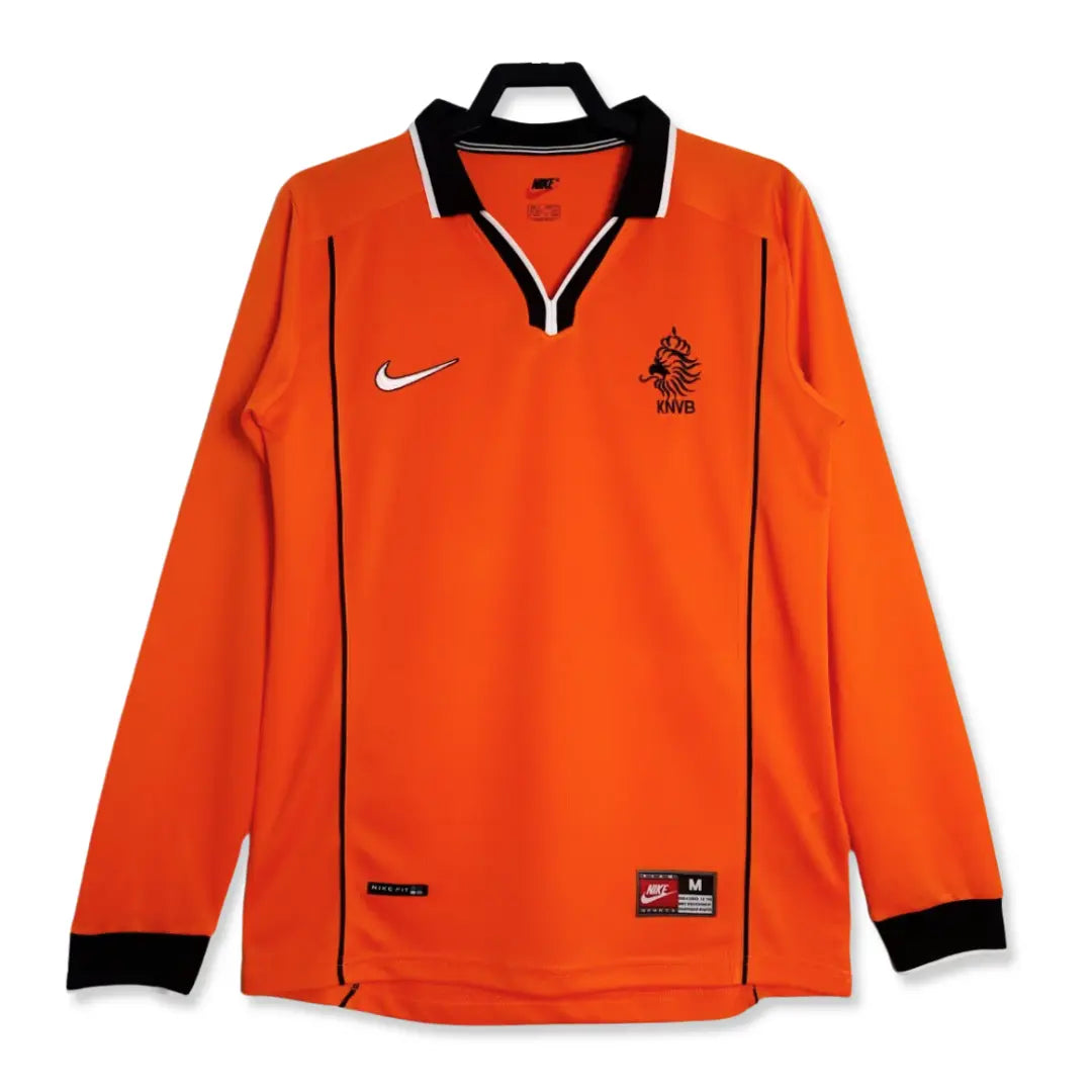 Camisa Holanda 1998 Home - Manga Longa - Masculina
