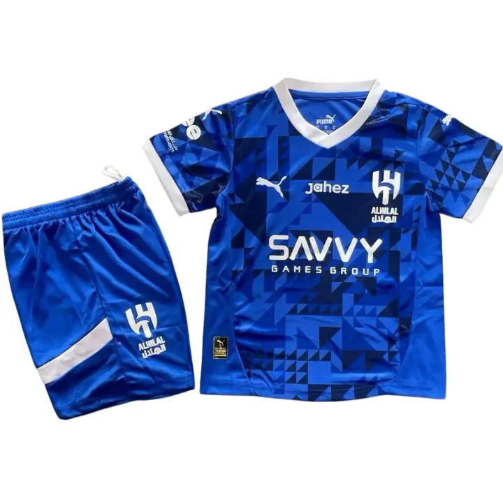 Camisa Al-Hilal 2024/25 Home - Kit Torcedor Infantil