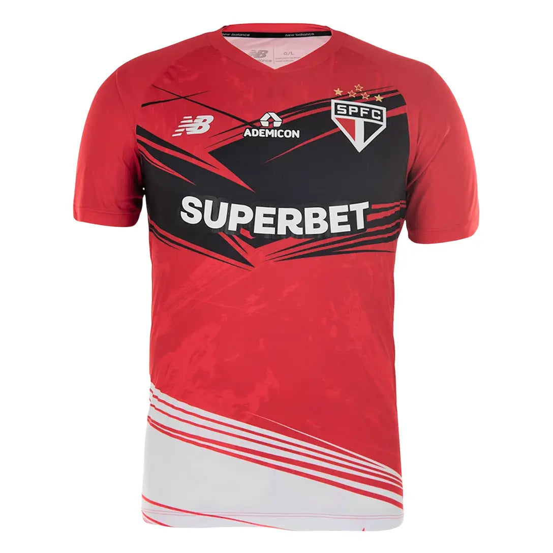 Camisa São Paulo 2025 Goleiro Vermelha - Masculina