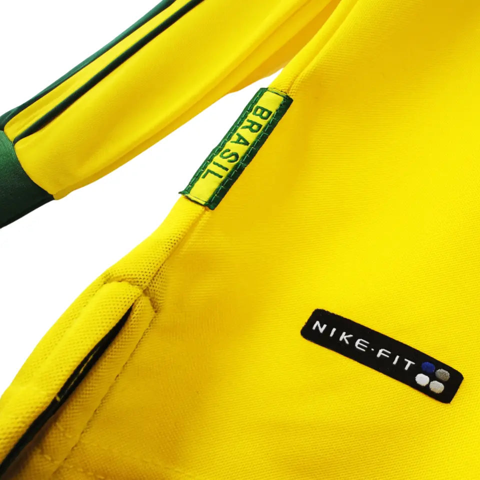 Camisa Brasil 1998 Home - Manga Longa - Masculina