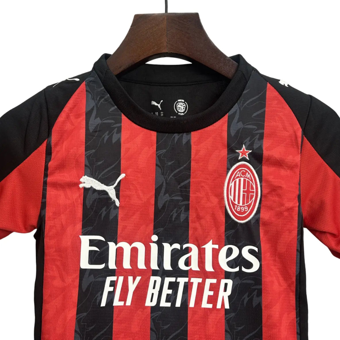 Camisa Milan 2025/26 Home - Kit Torcedor Infantil