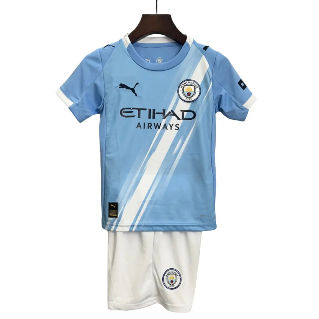Camisa Manchester City 2025/26 Home - Kit Torcedor Infantil