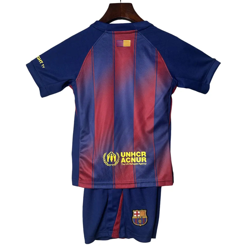 Camisa Barcelona 2025/26 Home - Kit Torcedor Infantil