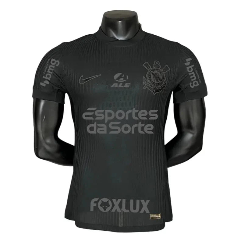 Camisa Timão 2024 Away - Com Patrocínio - Versão Jogador Masculina