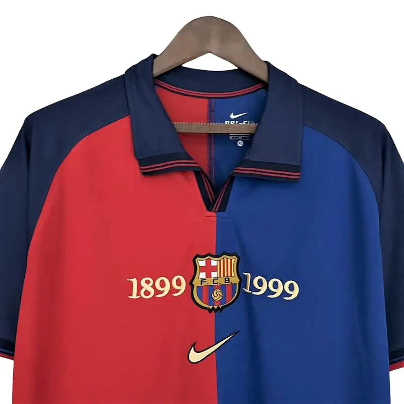 Camisa Barcelona 1999/00 Home - #11 RIVALDO - Tamanho GG (XL)