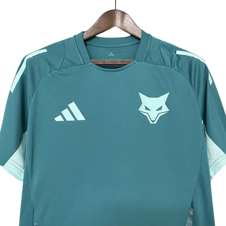 Camisa Cruzeiro 2025 Treino Azul Turquesa