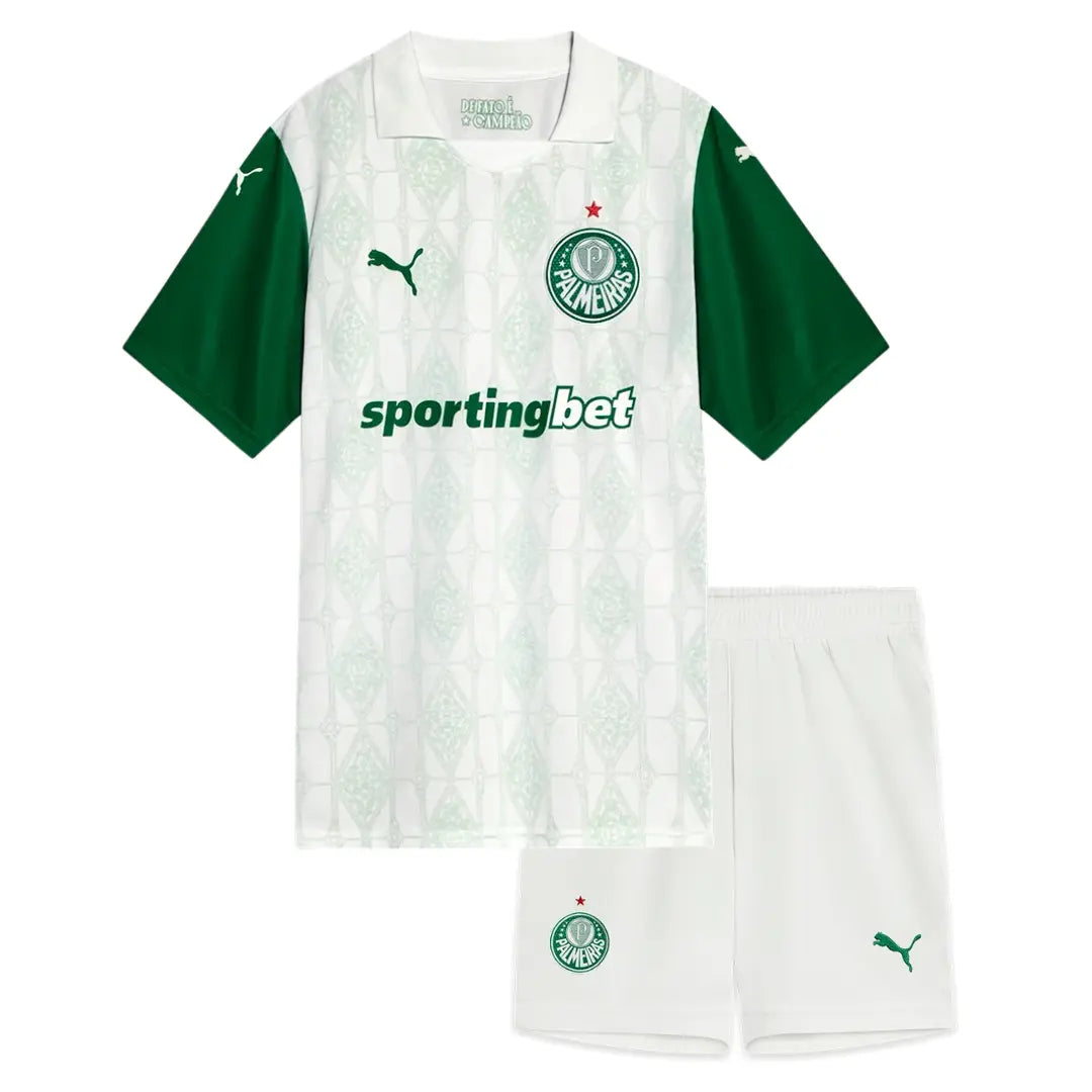 Camisa Palmeiras 2025 Away - Kit Torcedor Infantil
