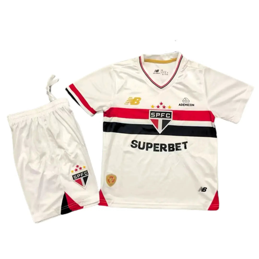 Camisa São Paulo 2025 Home - Kit Torcedor Infantil