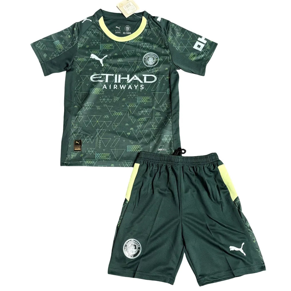 Camisa Manchester City 2025/26 Fourth - Kit Torcedor Infantil