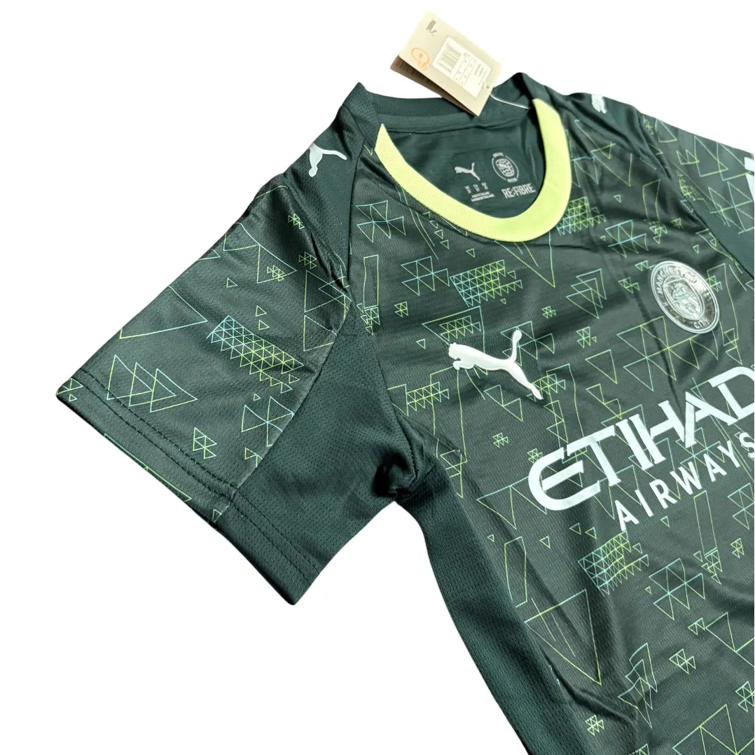 Camisa Manchester City 2025/26 Fourth - Kit Torcedor Infantil