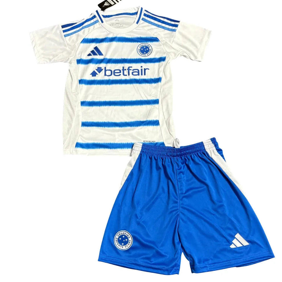 Camisa Cruzeiro 2025 Away - Kit Torcedor Infantil