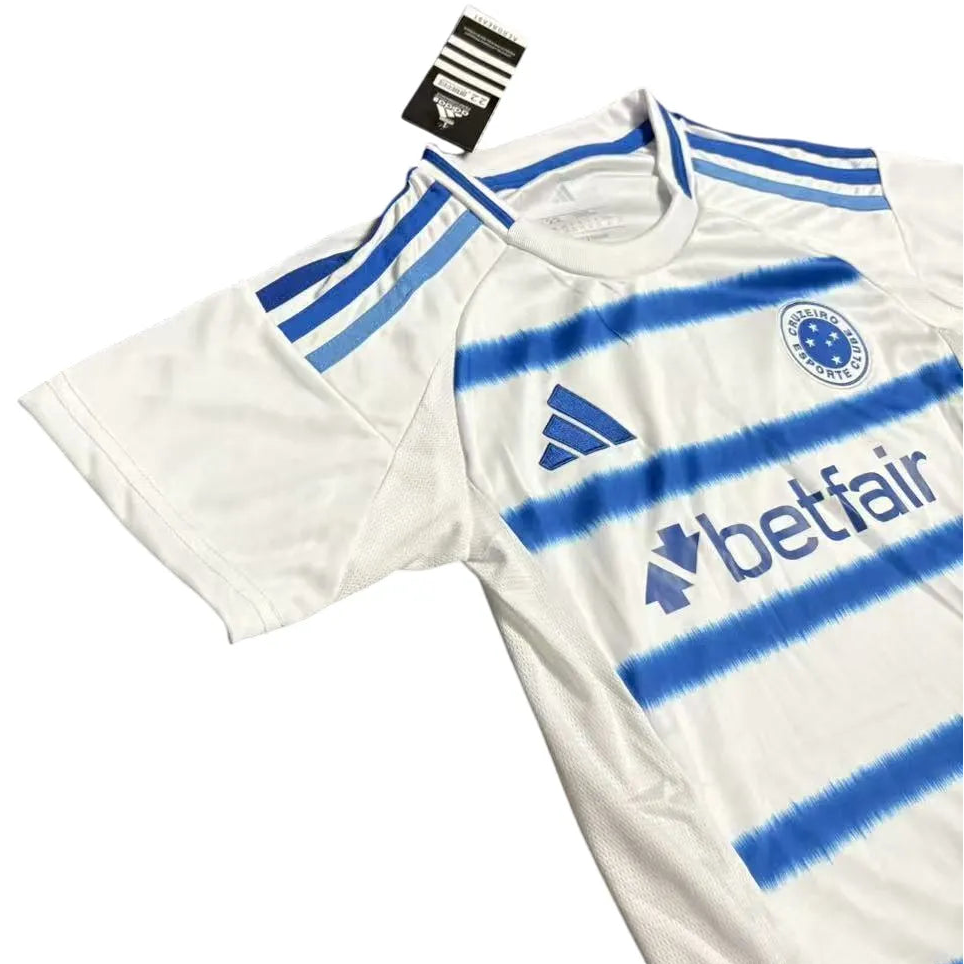Camisa Cruzeiro 2025 Away - Kit Torcedor Infantil