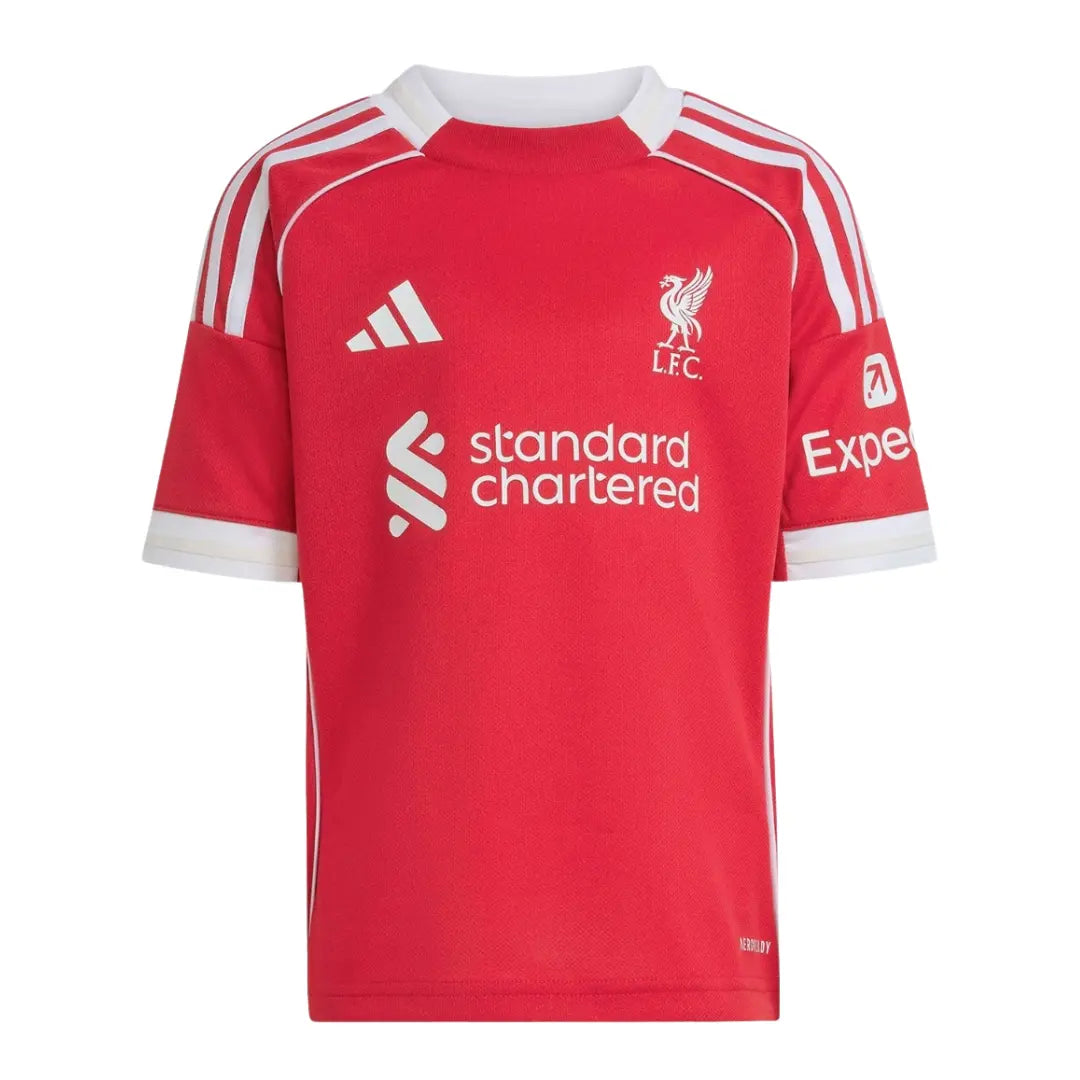 Camisa Liverpool 2025/26 Home - Kit Torcedor Infantil