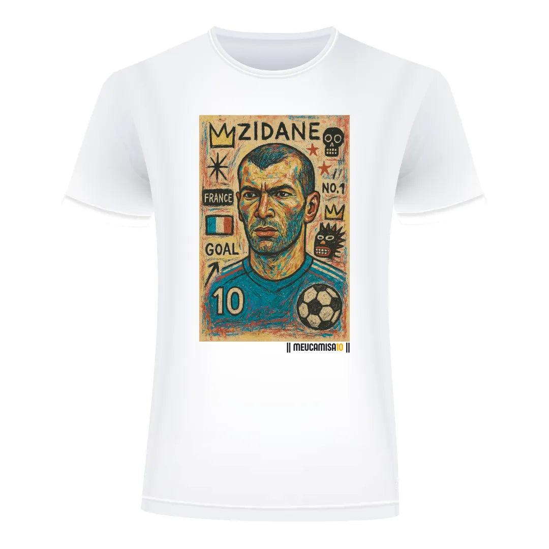 Camiseta MC10 Copa Zizou 100% Algodão 30.1