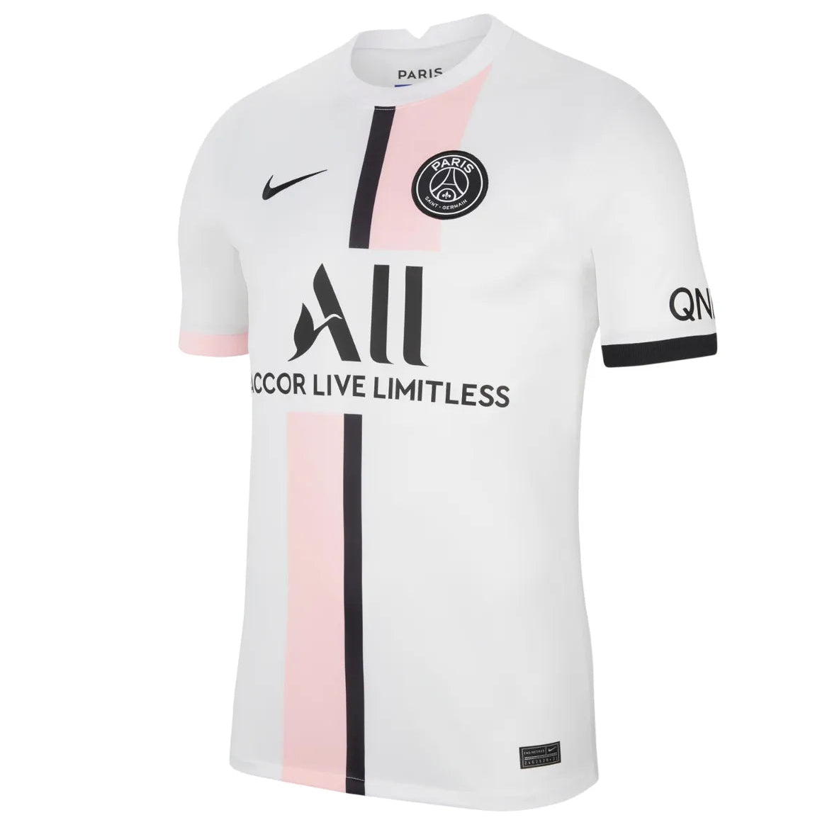 Camisa PSG Paris Saint-Germain 2021/22 Away Branca - Tamanho GG - Masculina