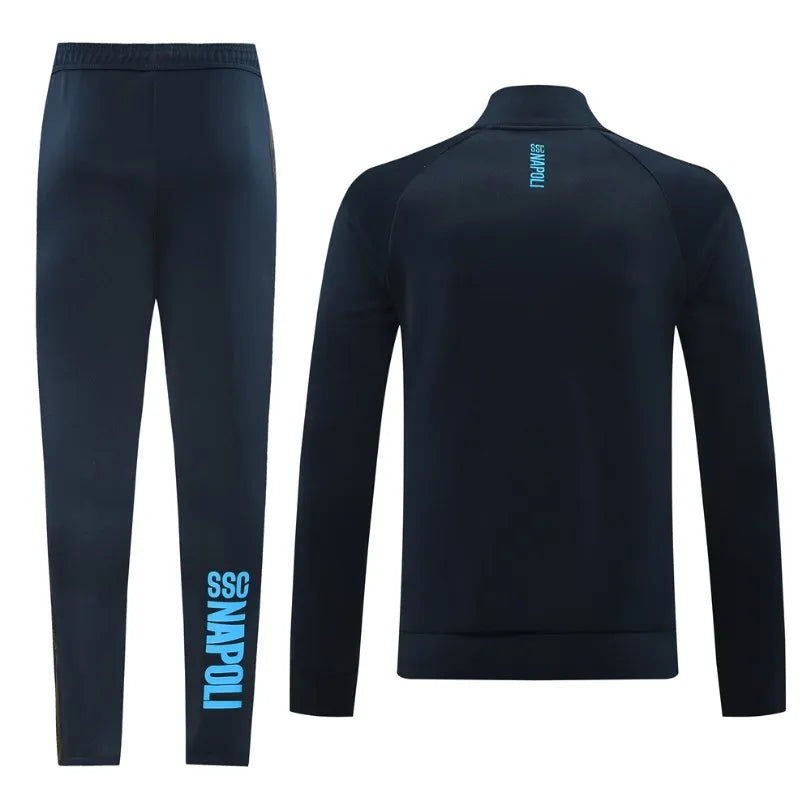Conjunto Agasalho Napoli 2024 Pré-Jogo Azul - Masculino
