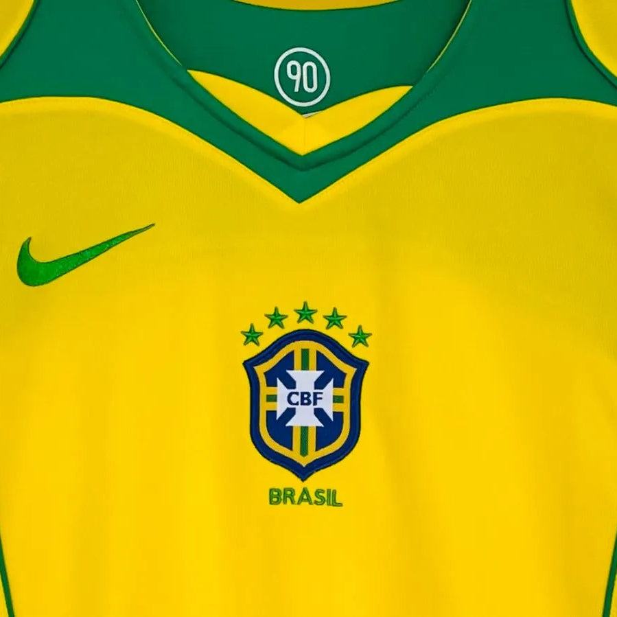 Camisa Brasil 2004 Home Total 90 - Manga Longa - Masculina