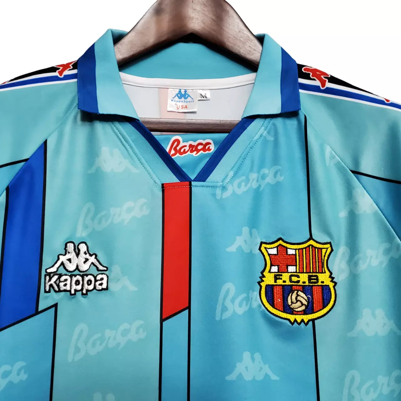 Camisa Barcelona 1996/97 Away - Manga Longa - Masculina