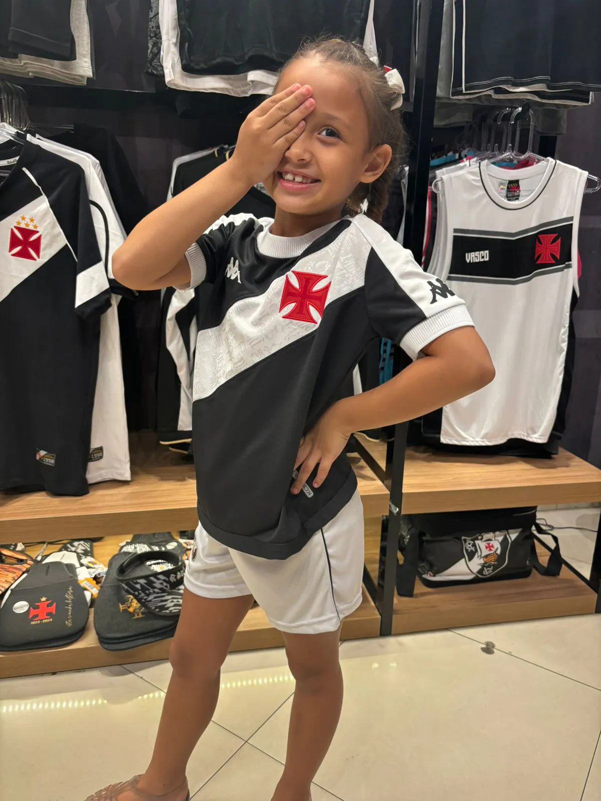 Camisa Vasco 2024/25 Home - Kit Torcedor Infantil