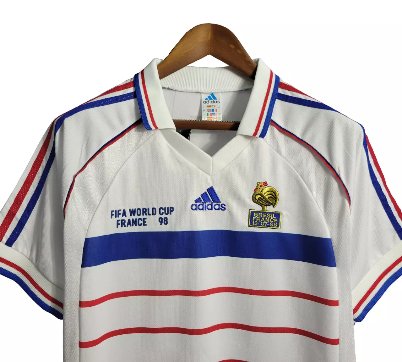 Camisa França 1998 Away - Masculina