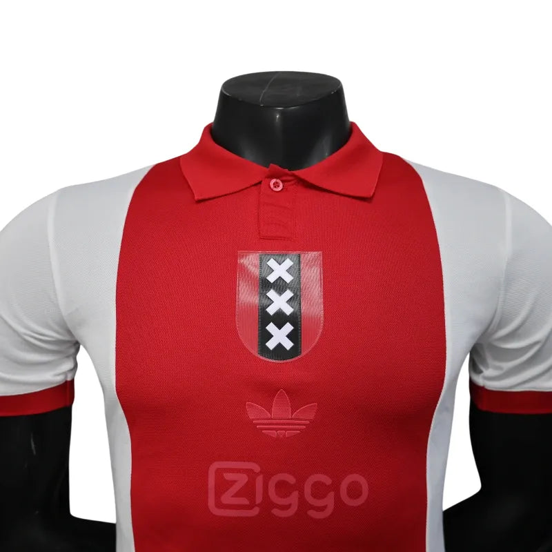 Camisa Ajax Home - 125º Aniversário - Versão Jogador - Edição Limitada