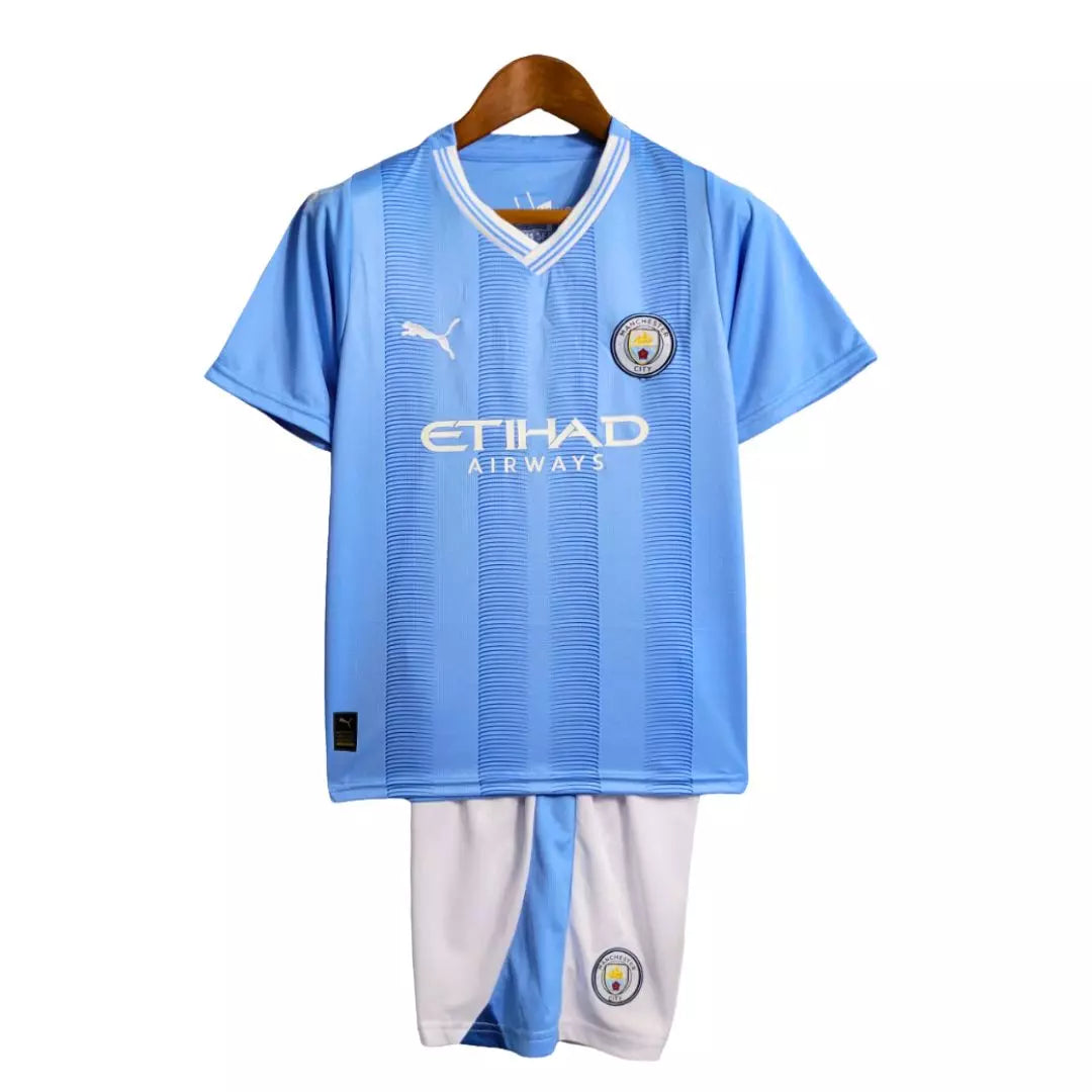 Camisa Manchester City 2023/24 Home - Kit Torcedor Infantil